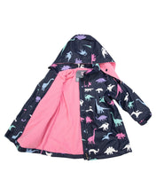 Dinosaur Navy Colour Changing Raincoat