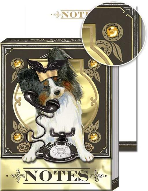 Telephone Papillon Pocket Notepad