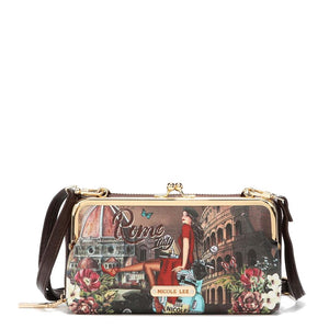 Memories Of Rome Kiss lock Crossbody Bag