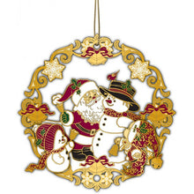 Santa Meets Snowman