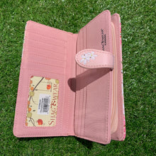 Chickadee Garden Pink zip Wallet