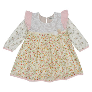 Tiny rose lace play dress