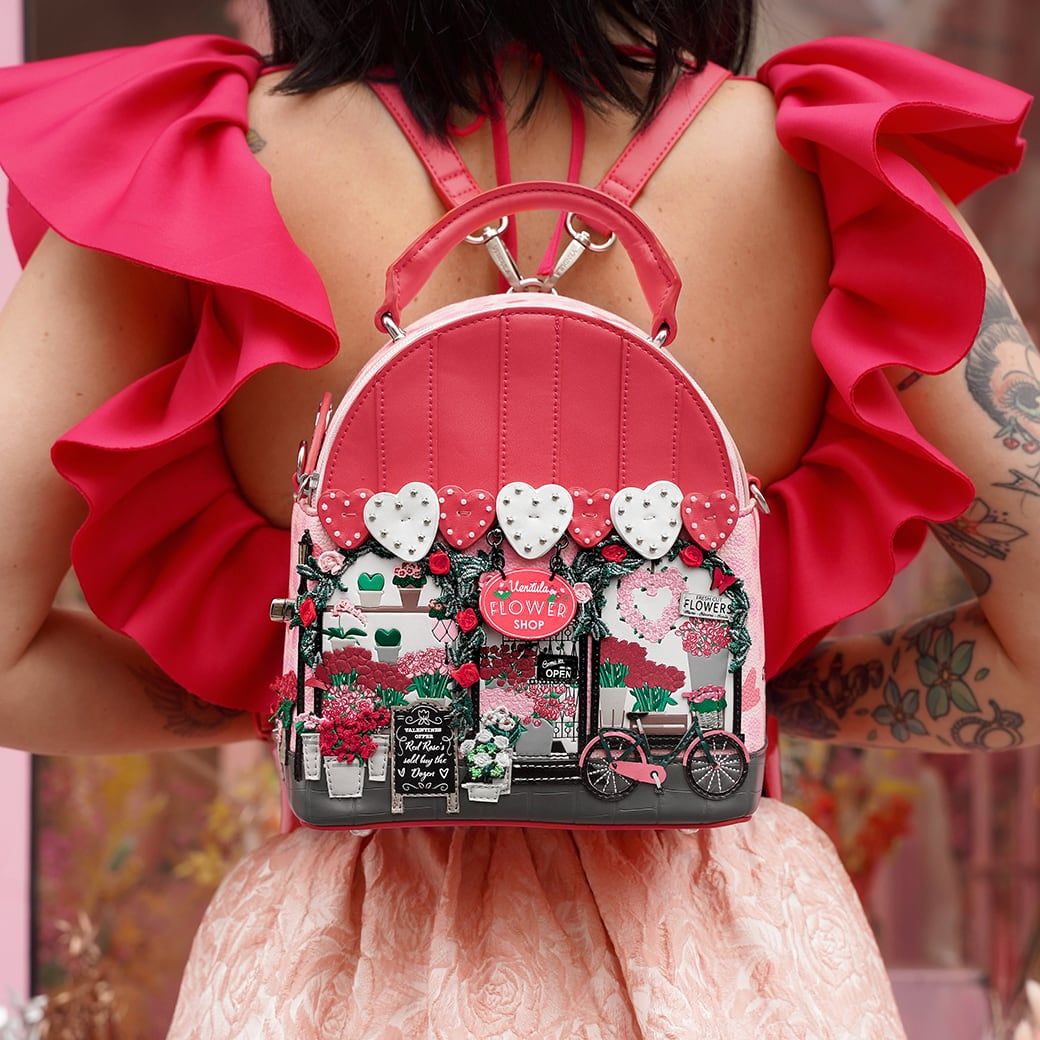 The Flower Shop - Pink Edition - Nova Mini Backpack – Glameur New York