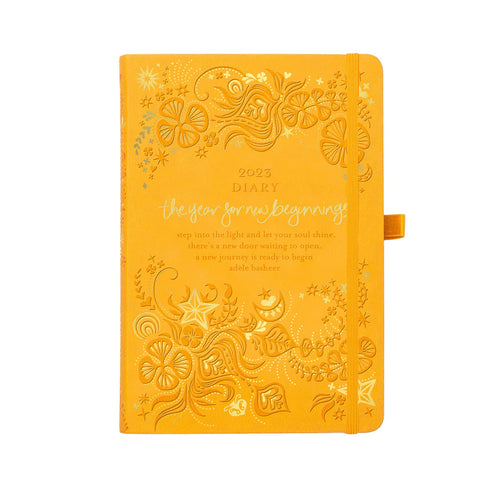 2023 Golden Sunshine Yellow Diary + Planner - Year for You