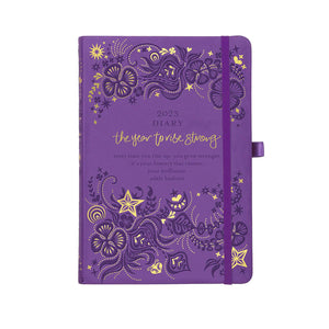 2023 Violet Purple Diary + Planner - Year for You